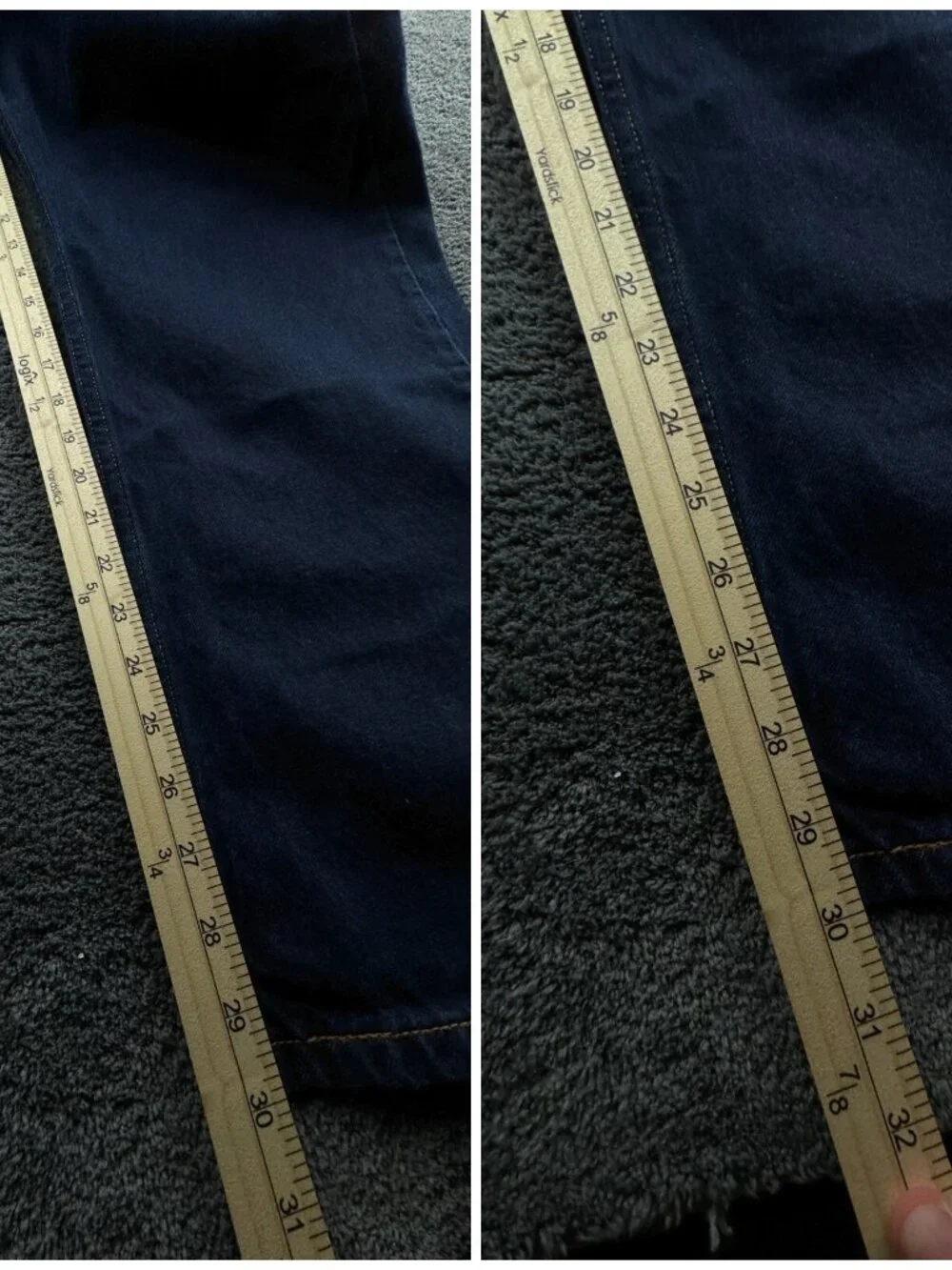VTG 2002 Levi’s 36x30 Dark Blue Denim Jeans Adult Red Tab Zipper Fly Men